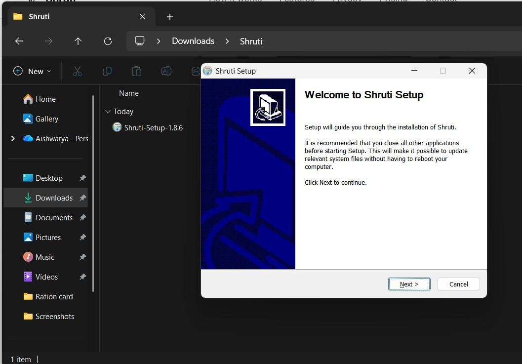 Run the installer